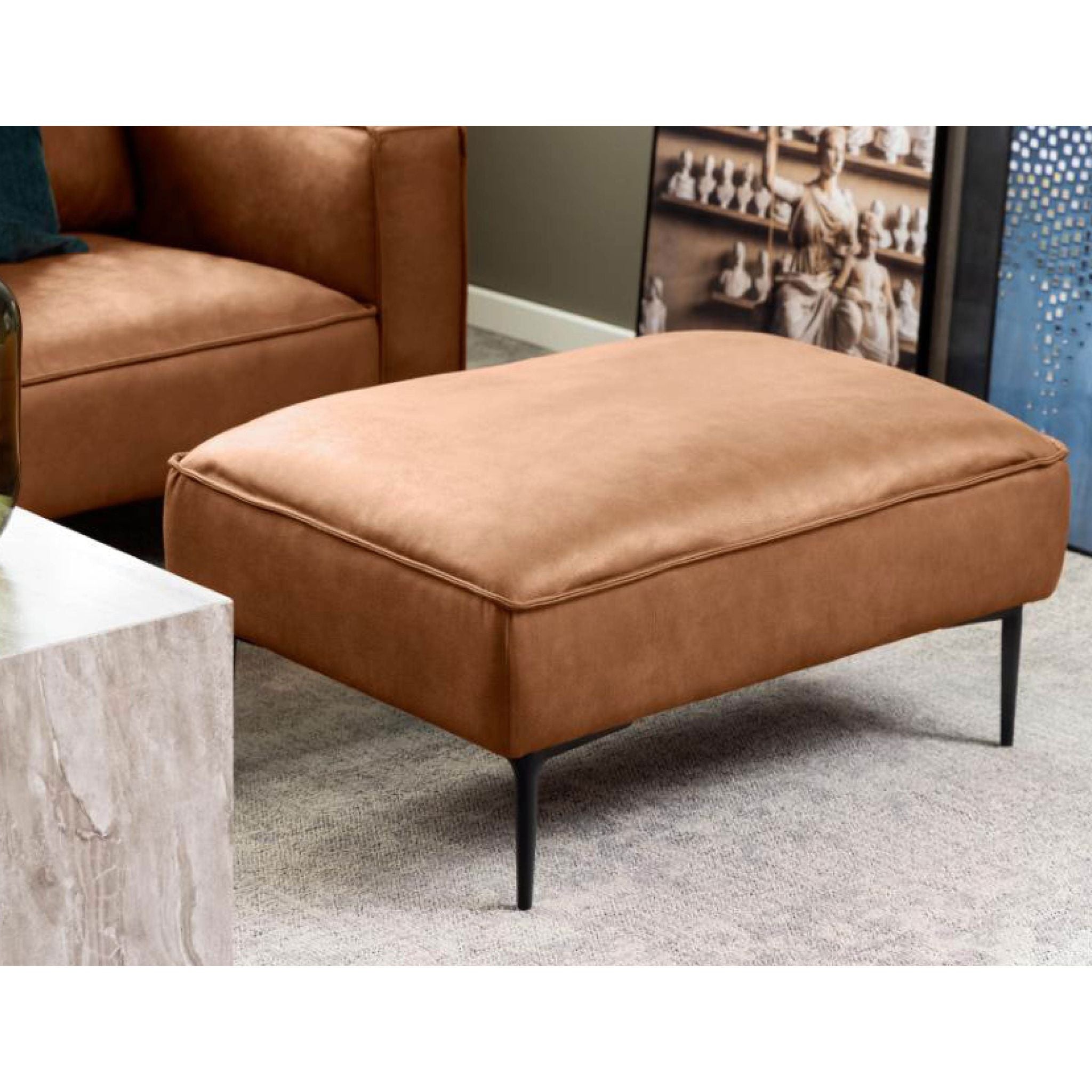 Enzo 3 Seater Leather Sofa