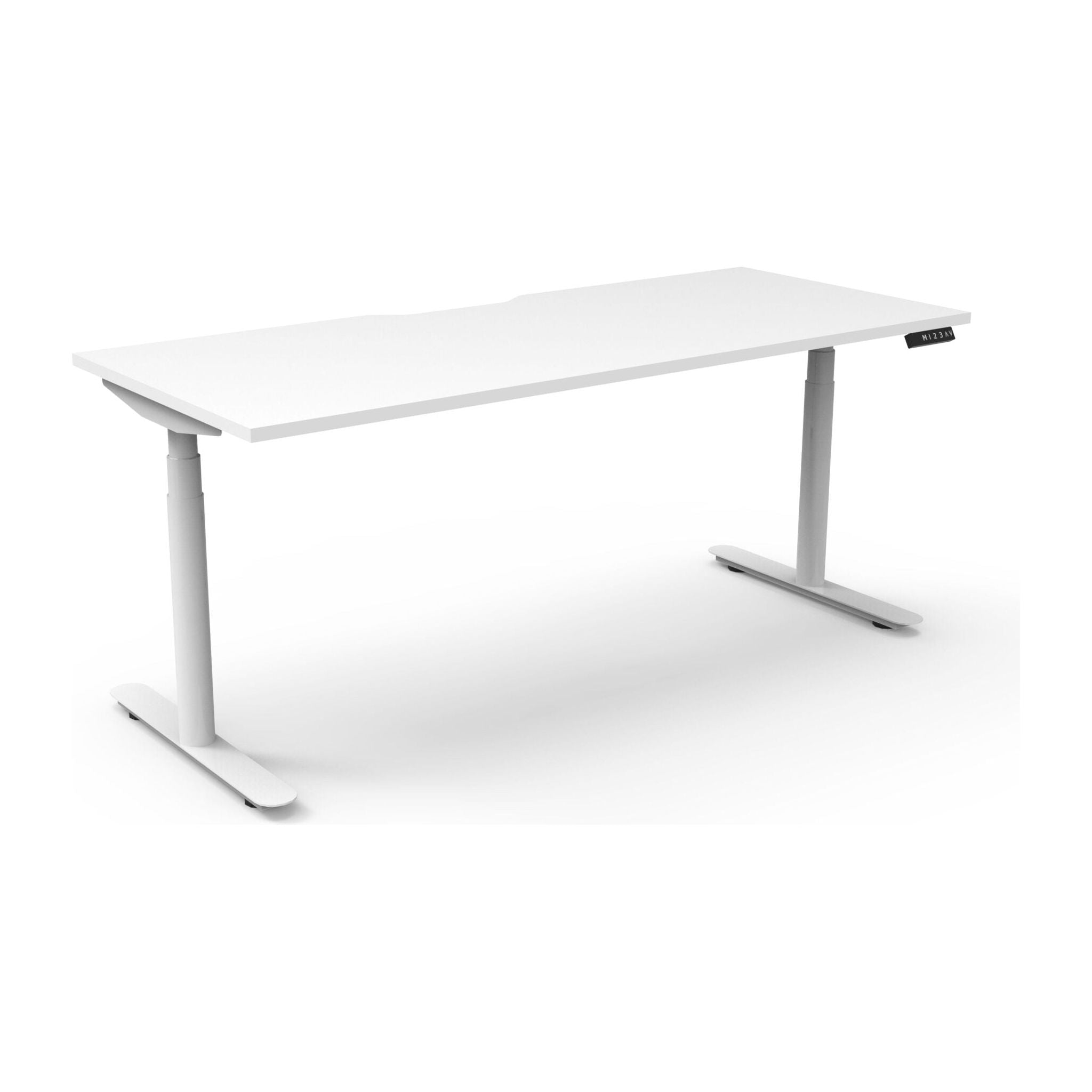 Halo Plus Round Leg Electric Height Adjustable Desk