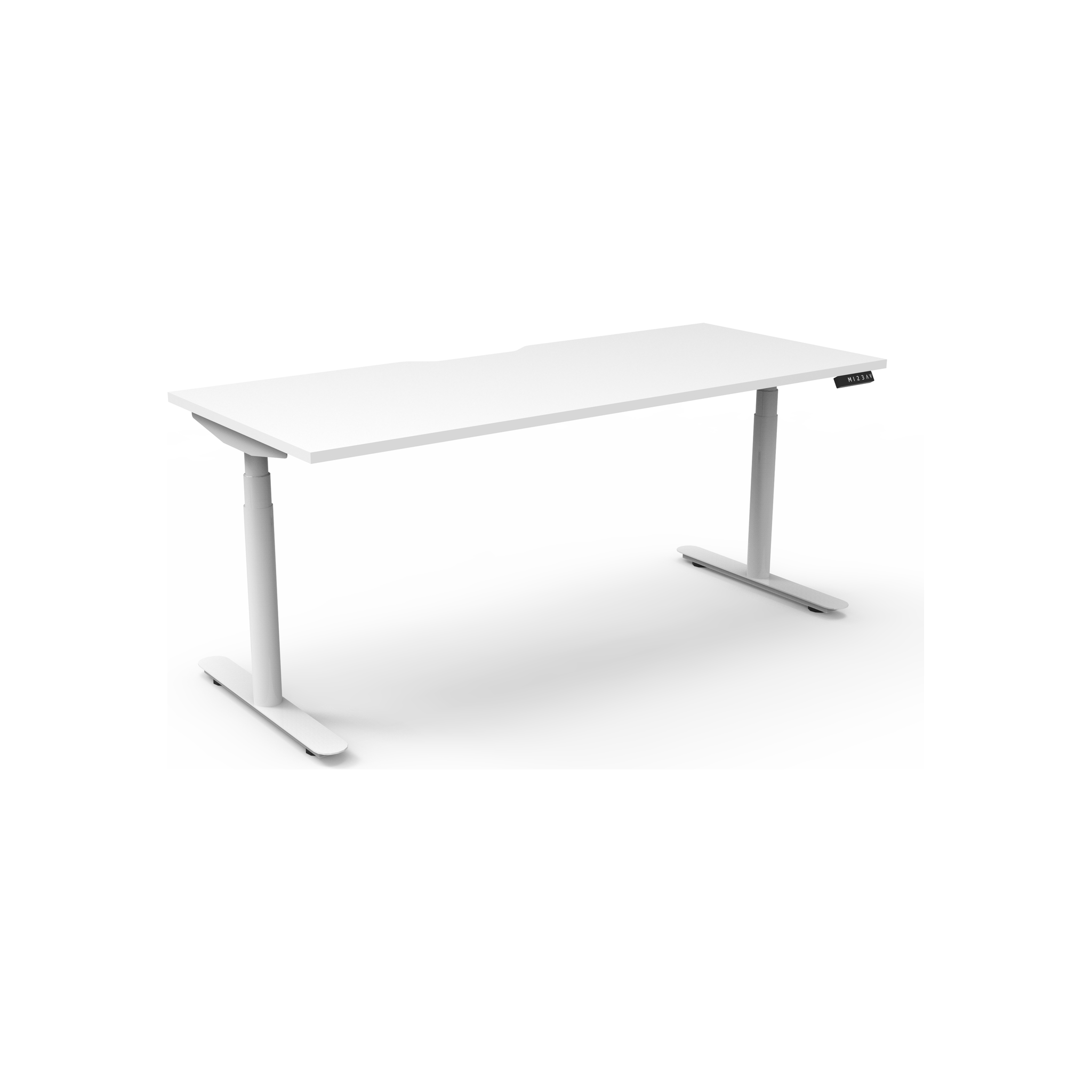 Halo Plus Round Leg Electric Height Adjustable Desk