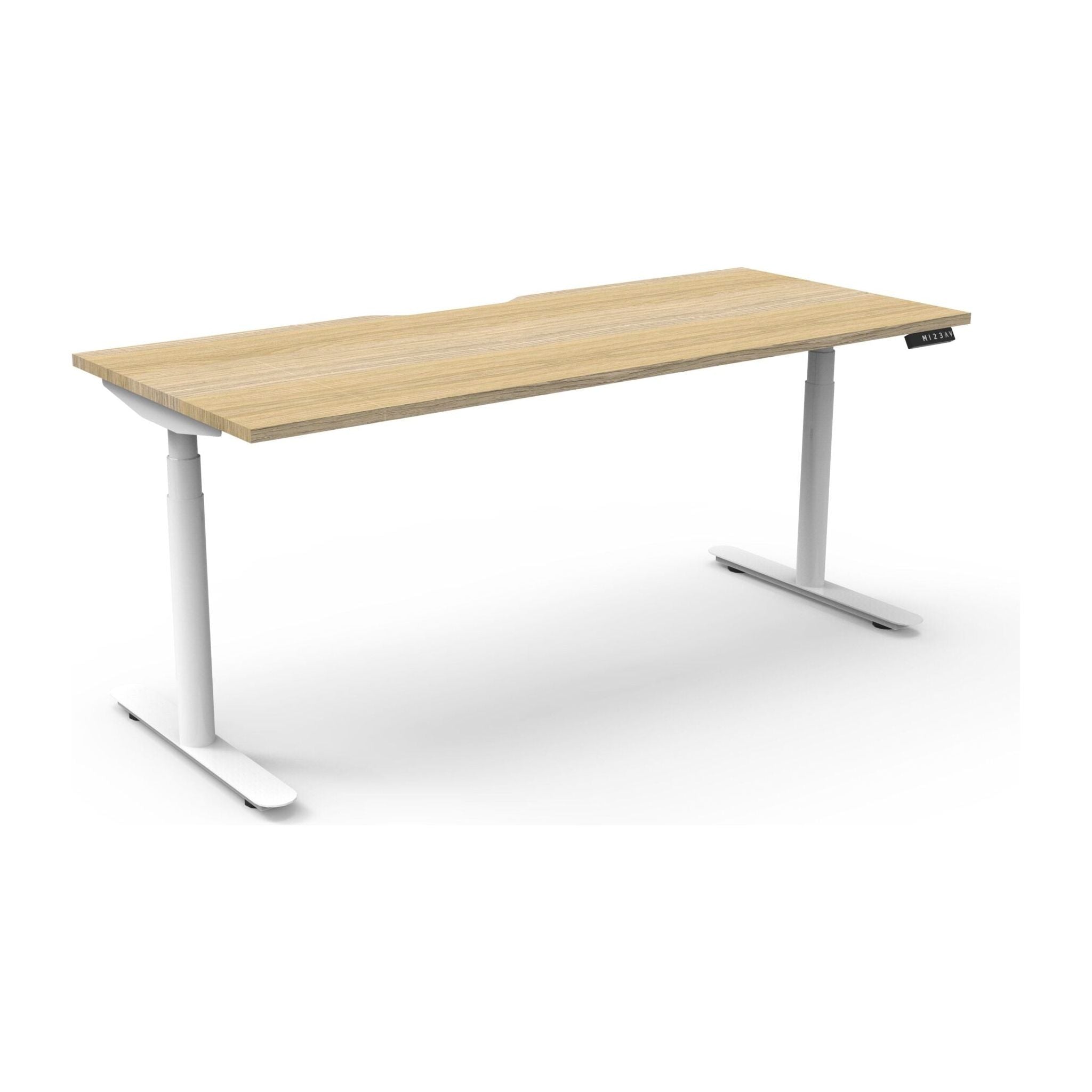 Halo Plus Round Leg Electric Height Adjustable Desk