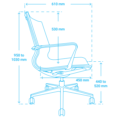 Nero Mesh Boardroom Chair