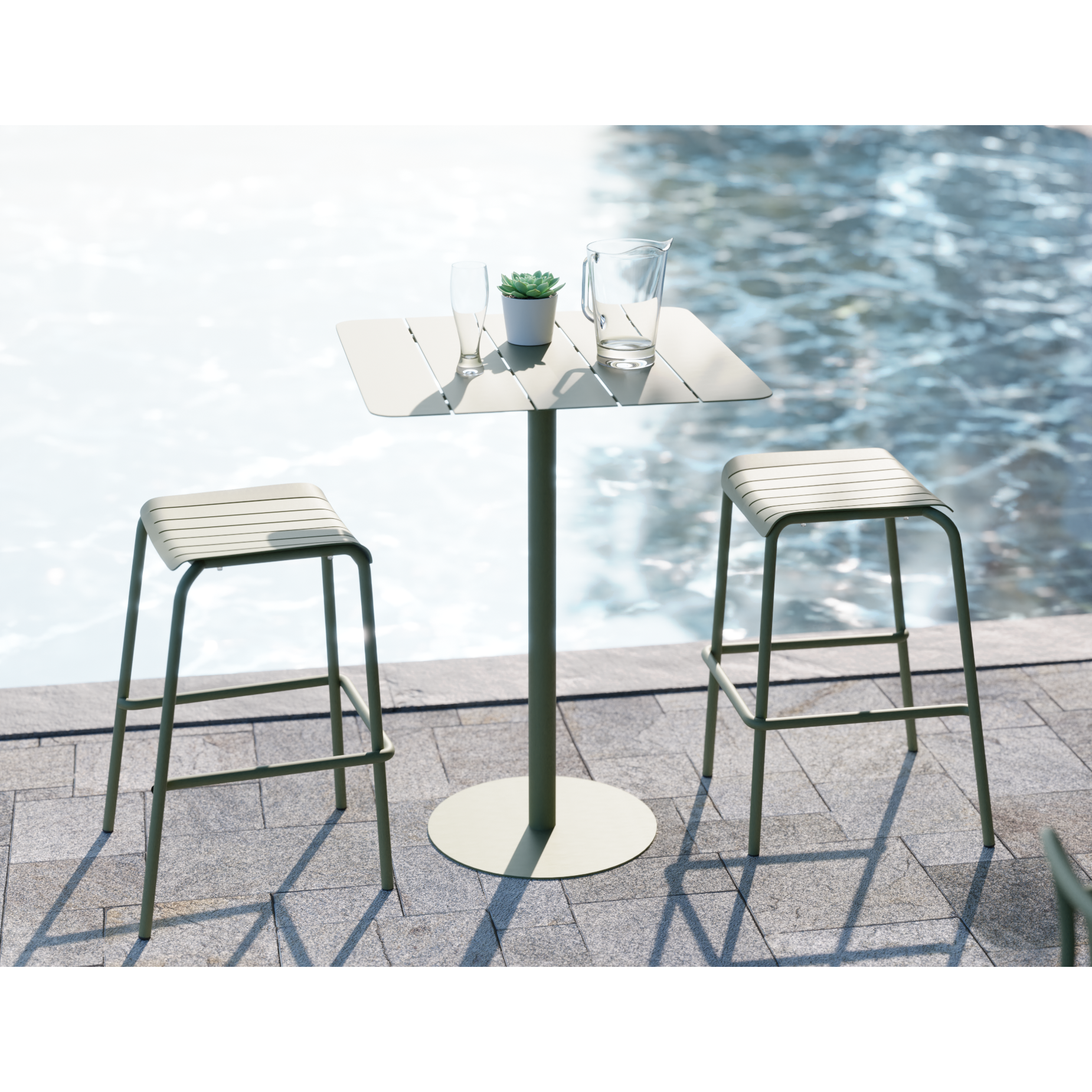 Roku Outdoor Bar Stool