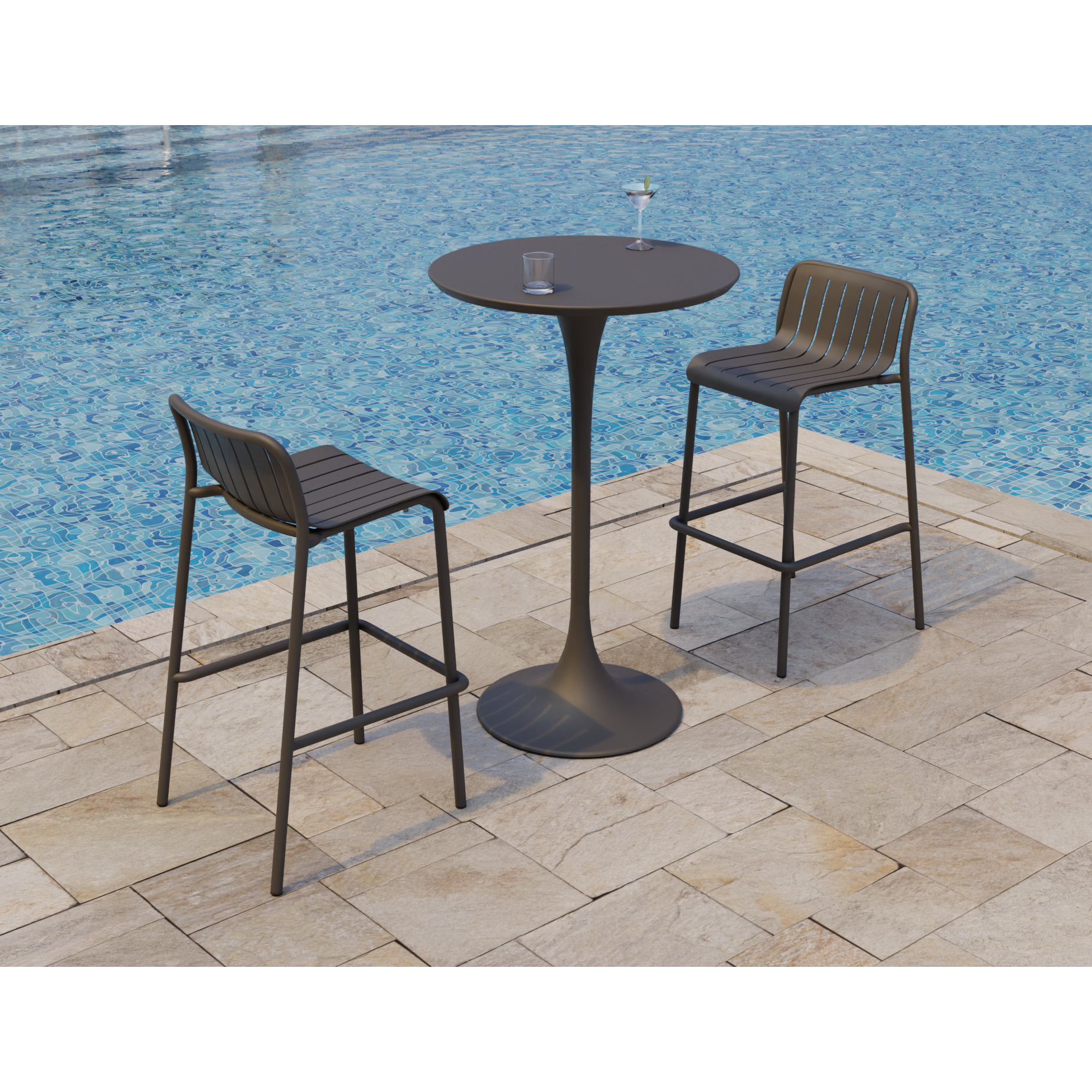 Roku Outdoor Bar Stool