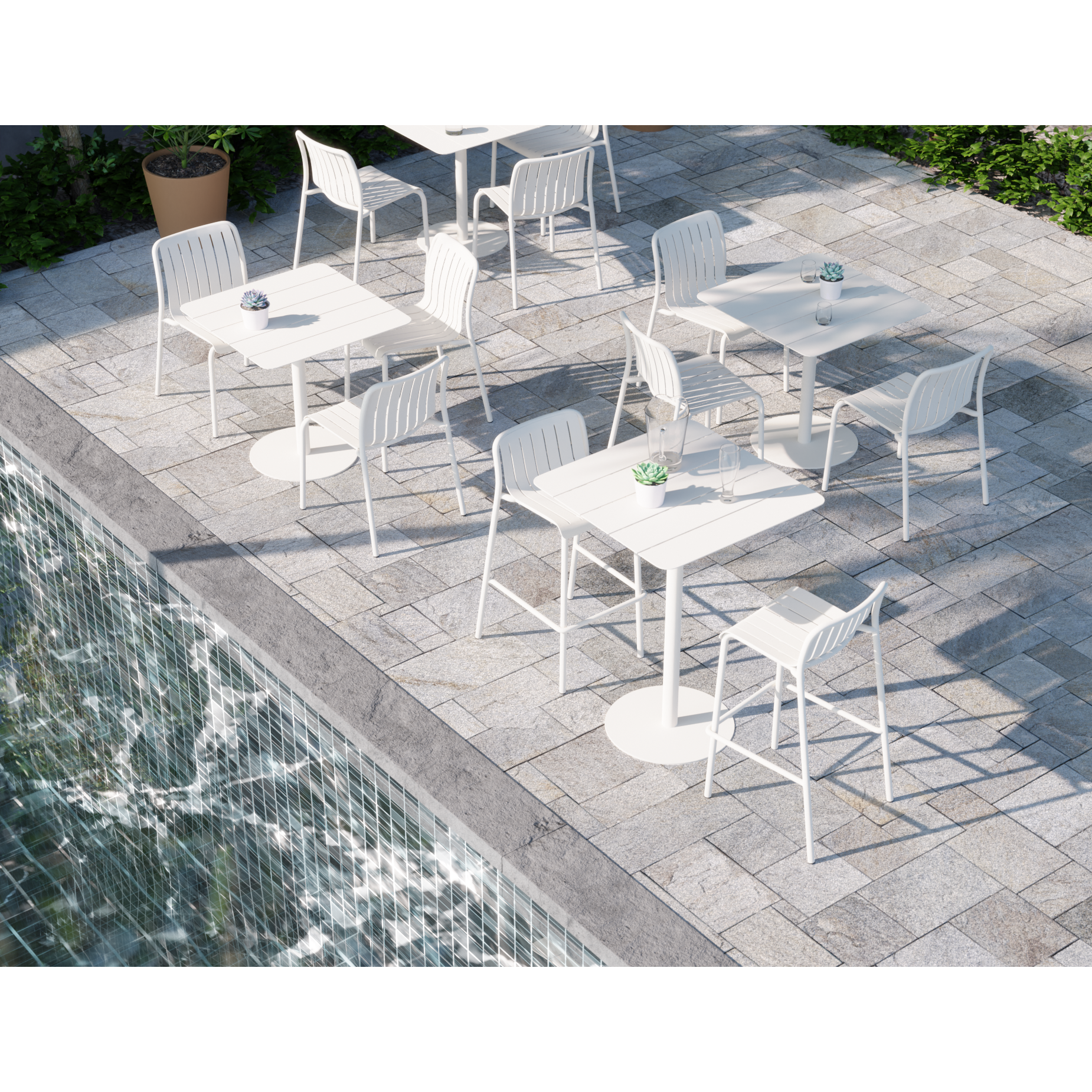 Roku Outdoor Bar Stool