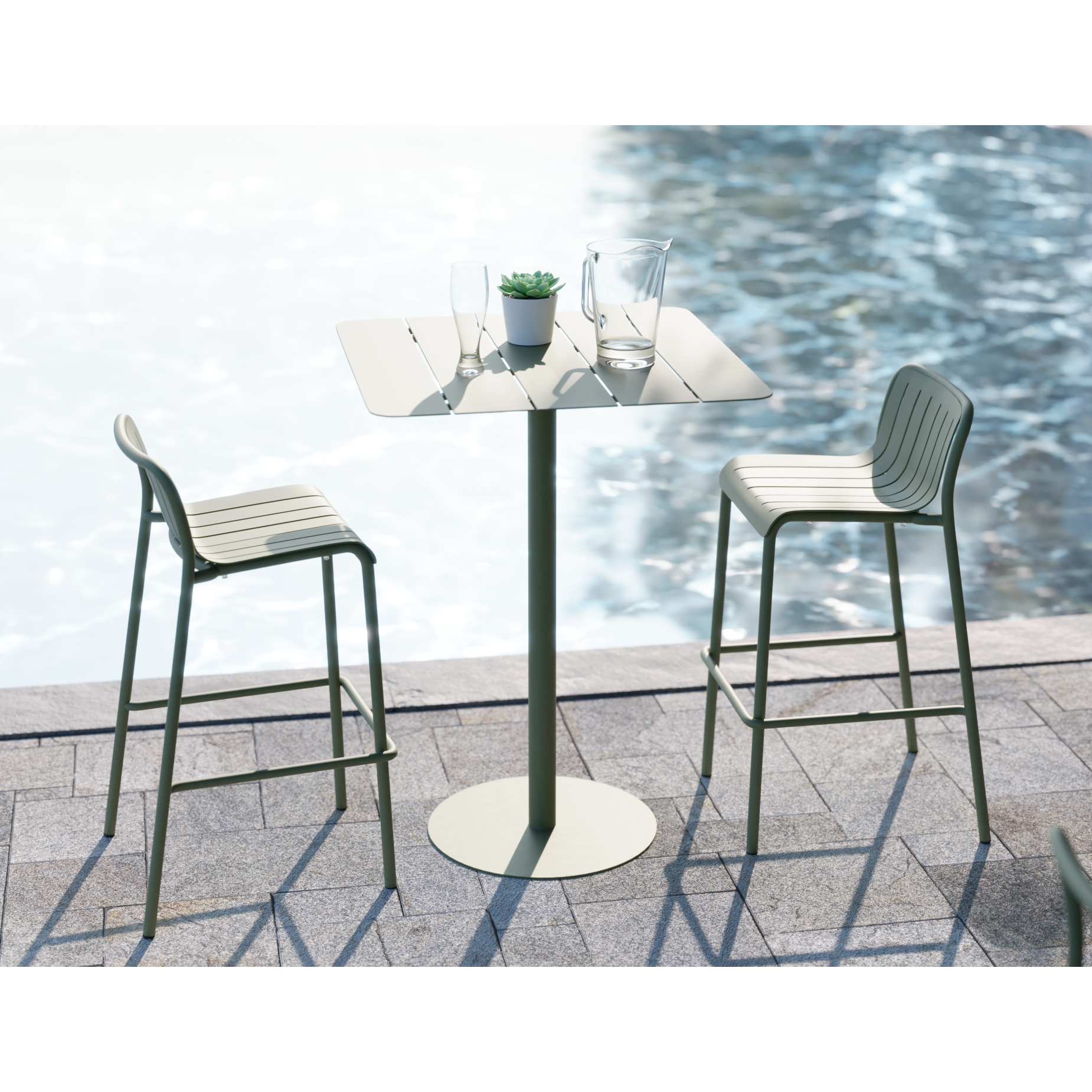 Roku Outdoor Bar Stool