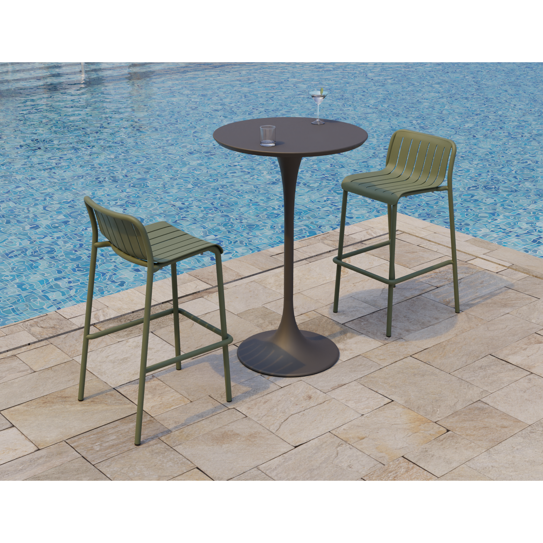 Roku Outdoor Bar Stool