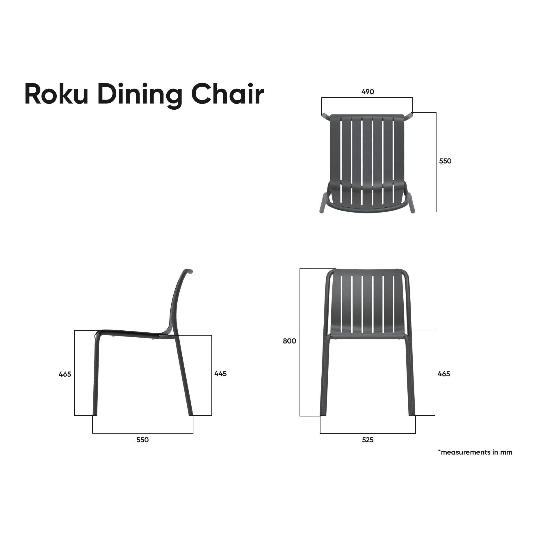 Roku Outdoor Dining Chair