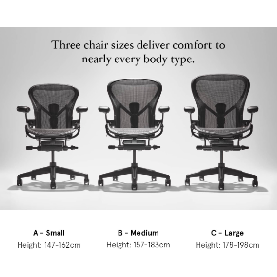 Herman Miller Aeron Chair with Mineral Frame