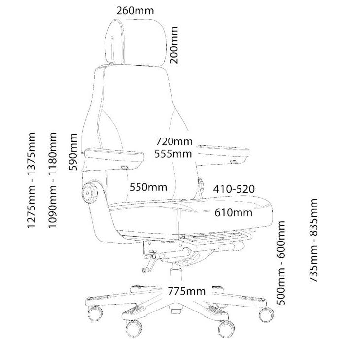 Stanza Heavy Duty Ergonomic Chair