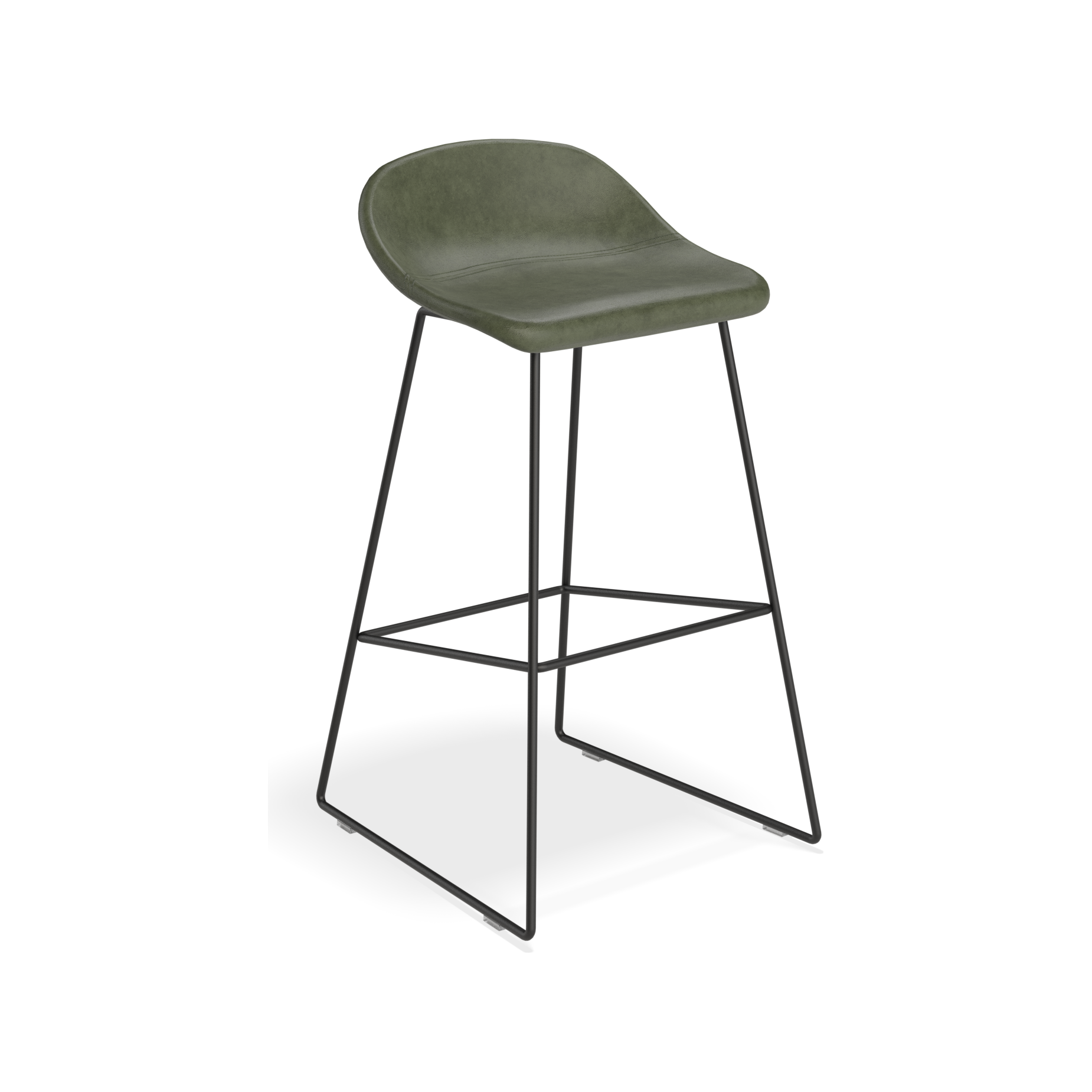 Pop Stool Upholstered Seat