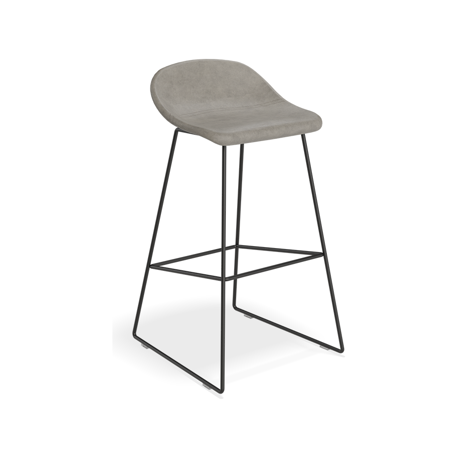 Pop Stool Upholstered Seat