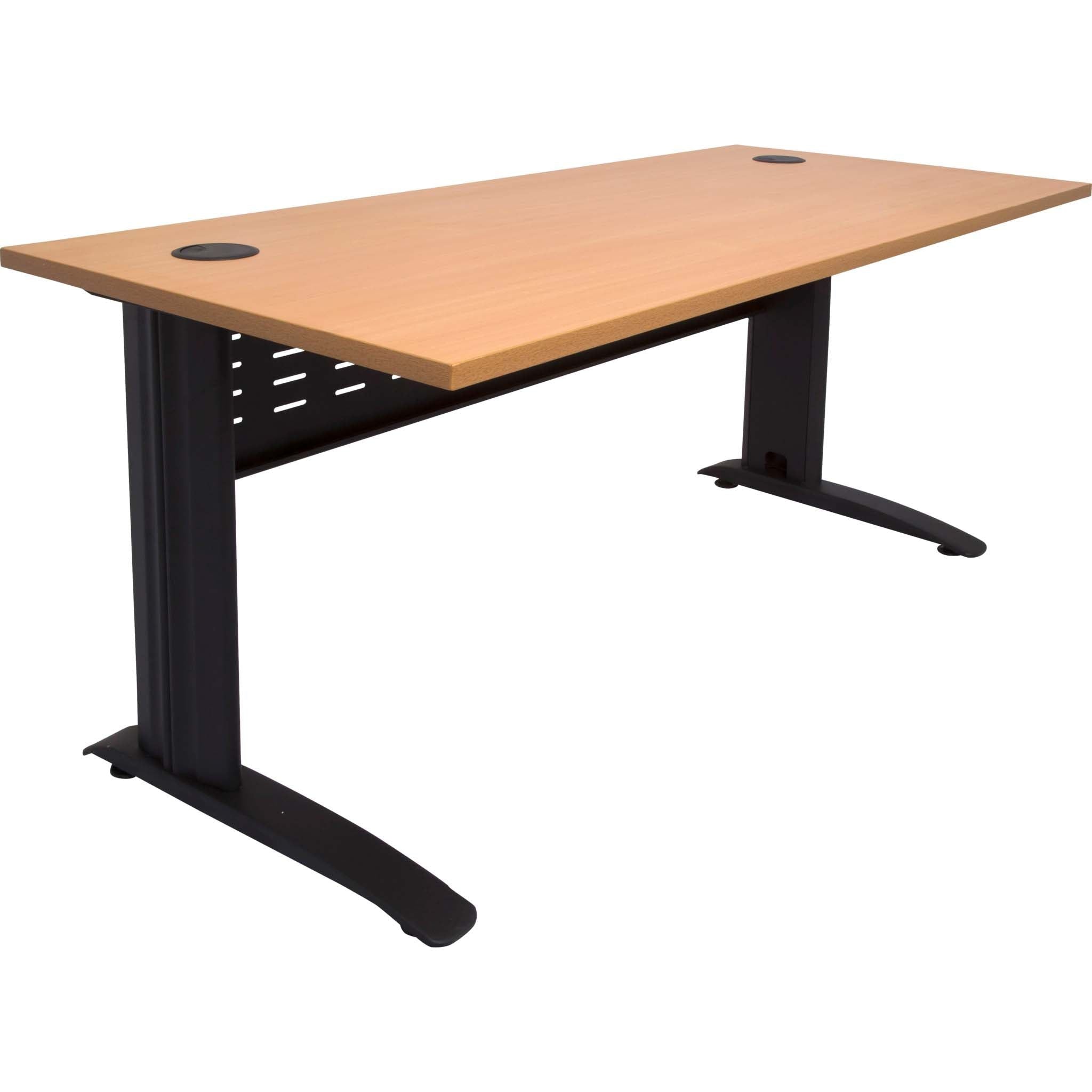 Rapid Span Single Desk with Modesty Panel