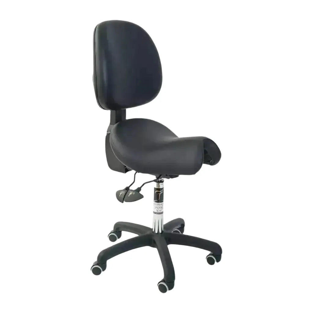 Bambach Saddle Chair with Back